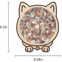 Cat Haven Wooden Jigsaw Puzzle™