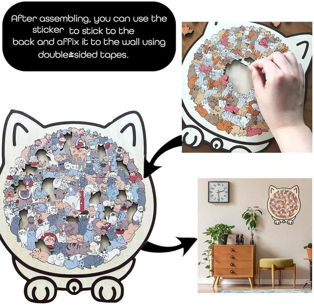 Cat Haven Wooden Jigsaw Puzzle™
