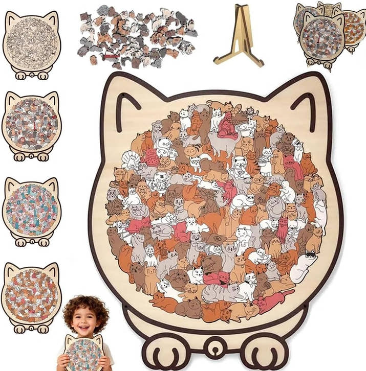 Cat Haven Wooden Jigsaw Puzzle™
