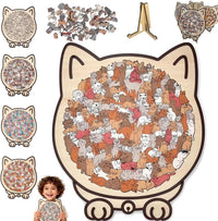 Cat Haven Wooden Jigsaw Puzzle™