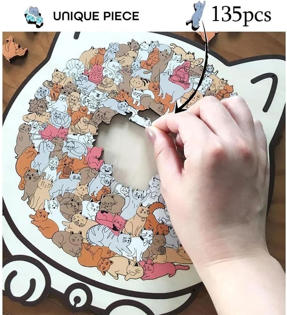 Cat Haven Wooden Jigsaw Puzzle™