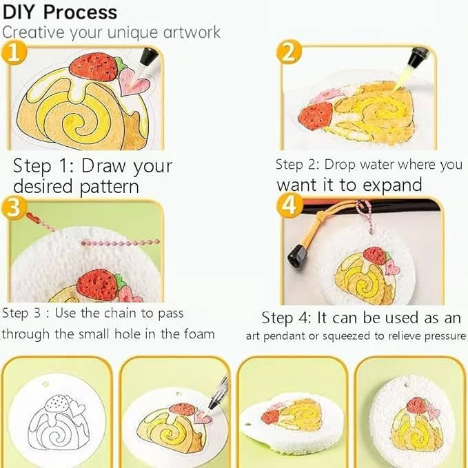 Magic 3D Foam Texture Painting Kit