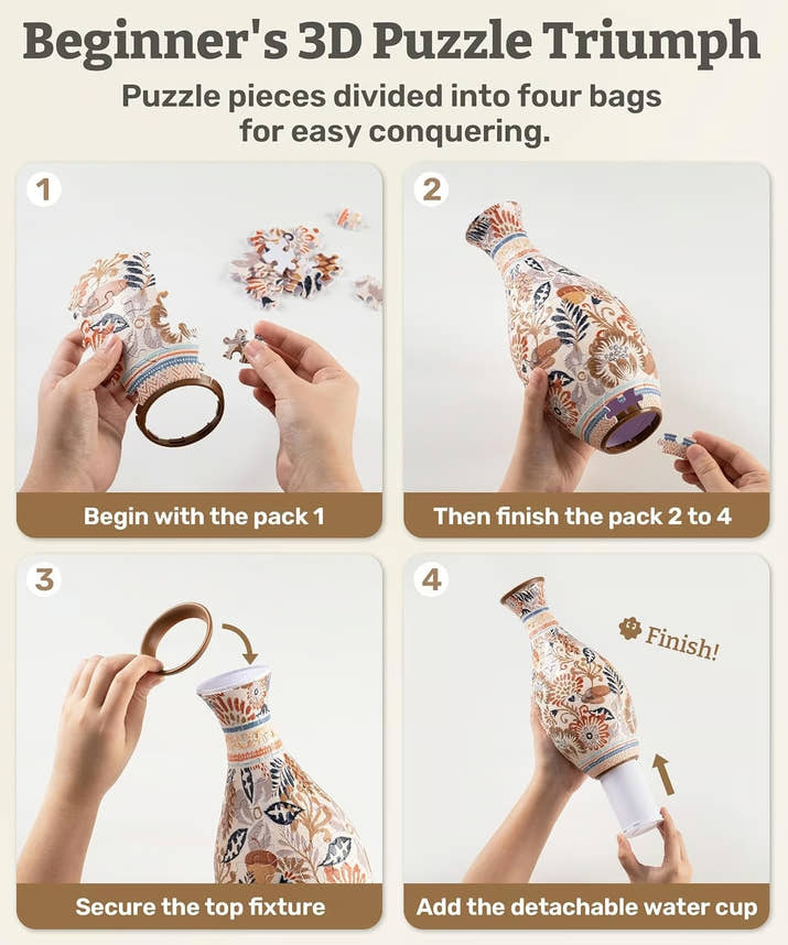 3D Puzzle Vase