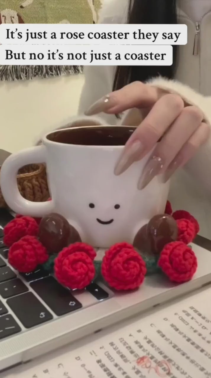 Rose Bouquet Coaster video